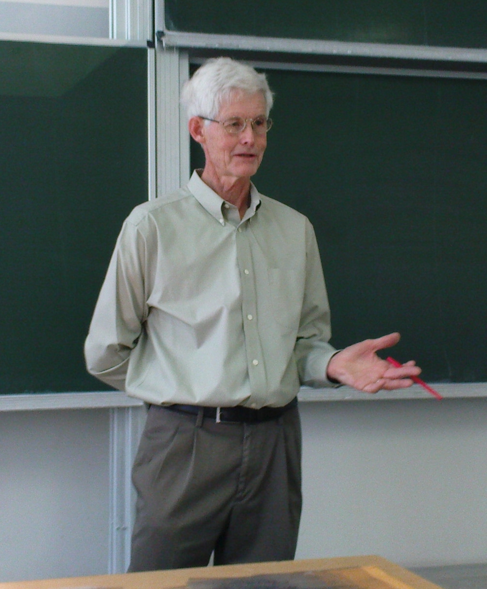 Stephen A. Cook at the Logic and Complexity fall school in Prague, 2008