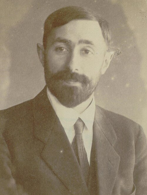 Photograph from around 1922; his death is generally dated to 1942. Portrait of Moses Schönfinkel